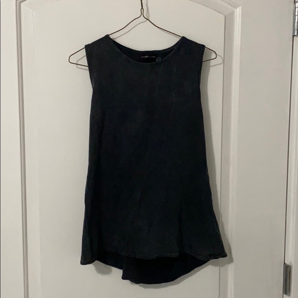 Open back tank top